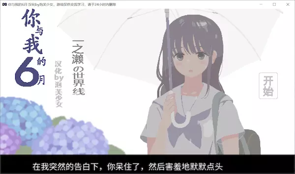 [SLG][汉化][RJ01081508][こぐま企画]你与我的6月 / 6月の君と僕