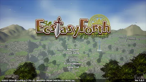 [RPG][RJ01131597][ほいっぷちょこくれーぷ]EcstasyForth Ver.1.01